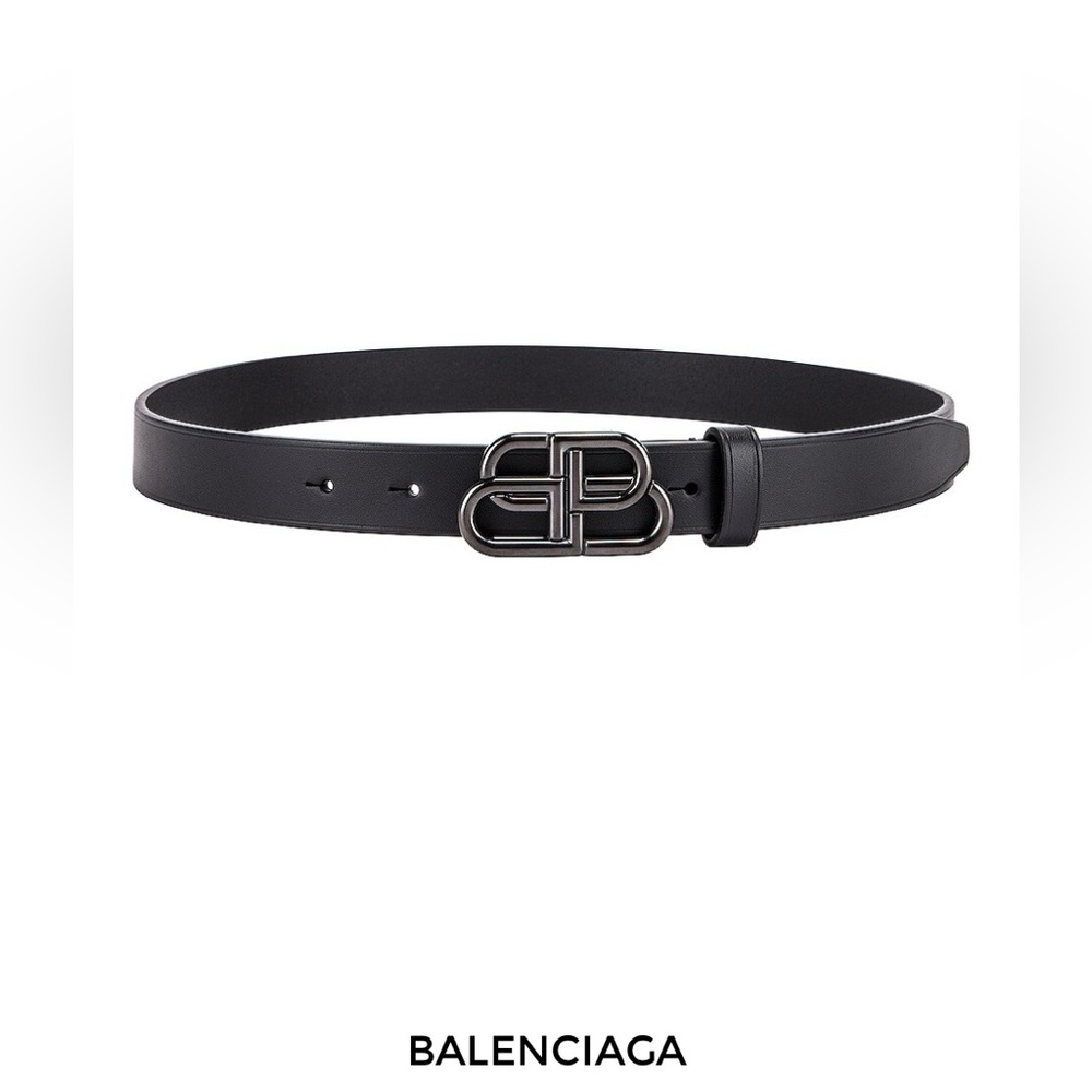 Balenciaga Black Women’s Leather Belt